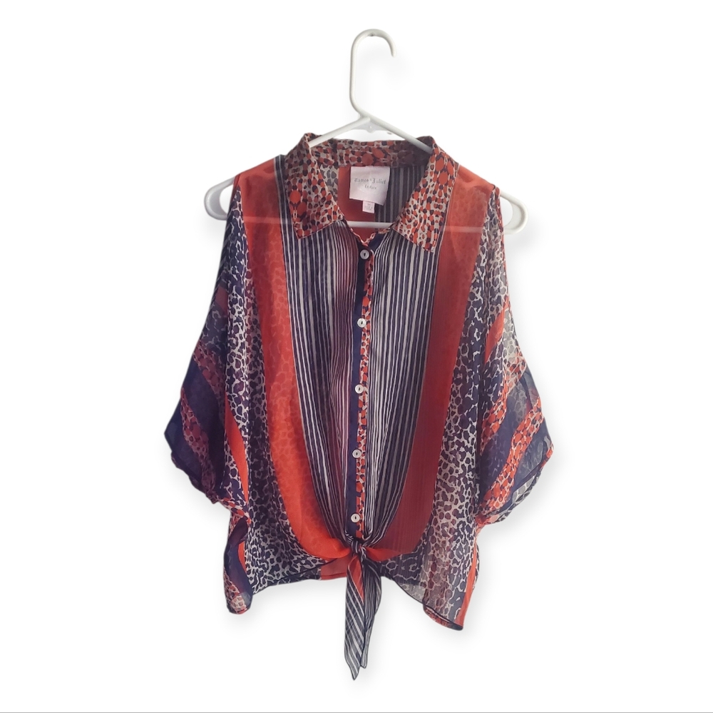 Romeo & Juliet Couture Patterned Blouse
